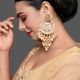 Kundan Pearl Chandelier Earrings for Women